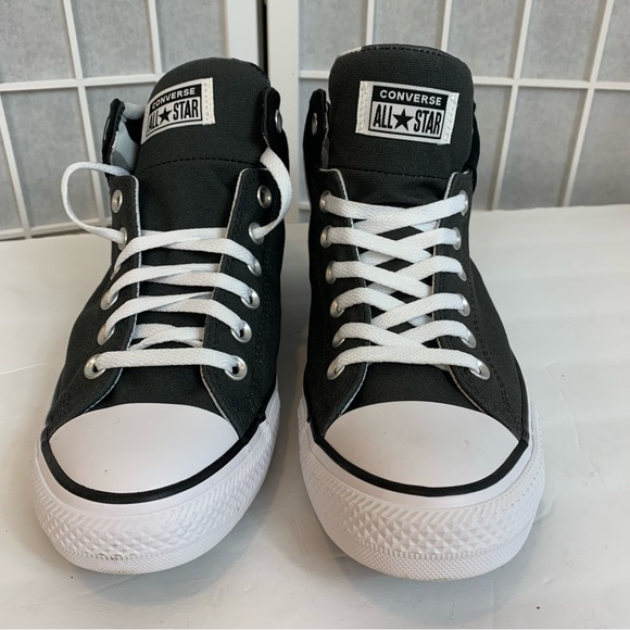 Converse Other - Converse All Star High Street Mid Top Sneakers Black/ Gray Unisex Men Size 10